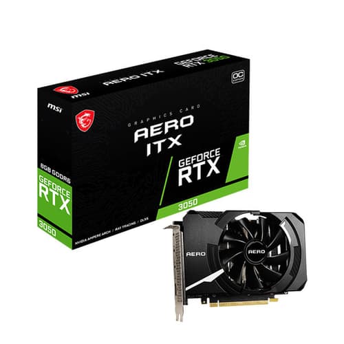 MSI RTX 3050 Aero ITX OC LHR 8GB Graphics Card